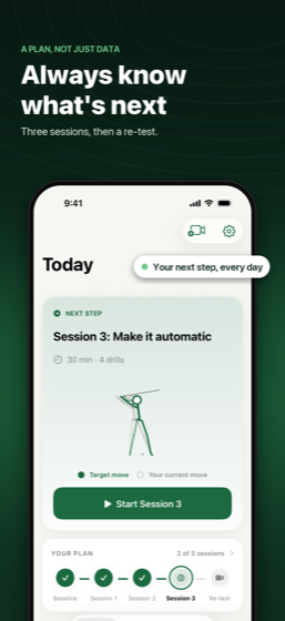 A three-session practice plan built around the golfer's fault