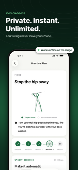 Private by design: analysis runs entirely on the iPhone